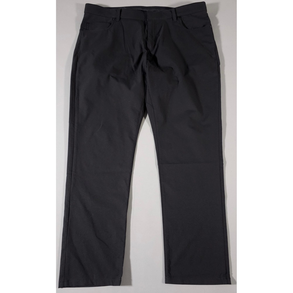 Nike Dri-FIT Slim Fit Pants Mens 38x32 Black DA3064-010 Trousers